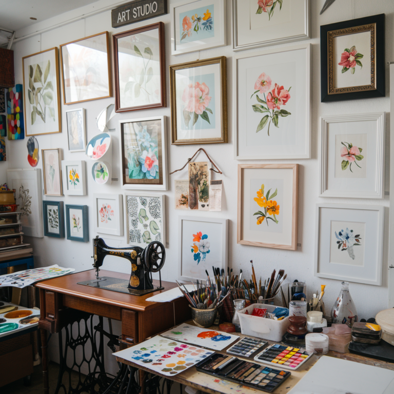 Vintage Art Studio Ideas for Creatives - Artistic Blossom